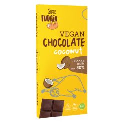 Fudgio kókuszos csokoládé bio 80g