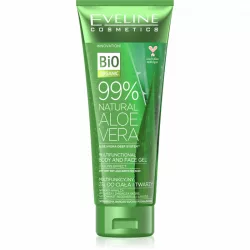 Eveline multifunkcionális test- és arcgél 99% természetes aloe verával 250 ml - bio és natúr kozmetikumok