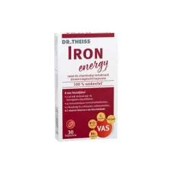   Dr. theiss iron energy vasat és vitaminokat tartalmazó étrend-kiegészítő kapszula 30db