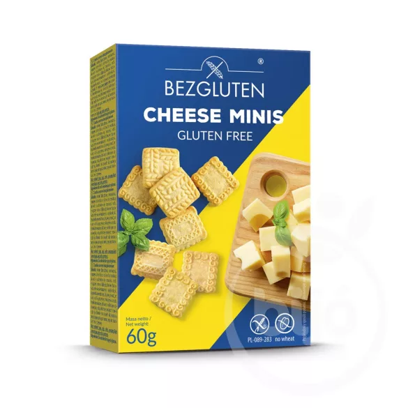 Gluténmentes bezgluten sajtos falatkák 60g