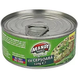 Mandy növényi pástétom zöldhagymás 120g - bio és refomélelmiszer