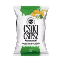 Gluténmentes csíki csipsz hagymásan-tejfölös 50g