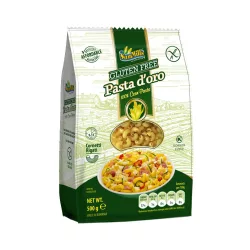 Gluténmentes pasta doro tészta szarvacska 500g - bio és refomélelmiszer