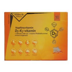 Napfényvitamin d3-k2 + szerves cink-réz 30db - bio és vegán étrendkiegészítők