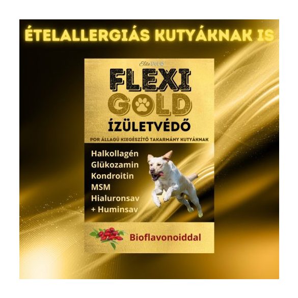 FLEXI GOLD Ízületvédő 100g +bioflavonoid allergiás kutyáknak is adható