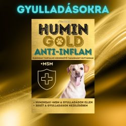   Humin gold anti-inflam 100g (gyulladások ellen) étrend kiegészítő kutyáknak