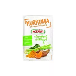 Kotányi kurkuma citromfű-zöldbors fűszerkeverék 25 g - bio és refomélelmiszer