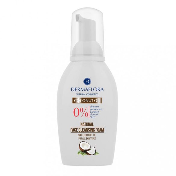 Dermaflora 0% arctisztító hab kókuszolaj 100 ml