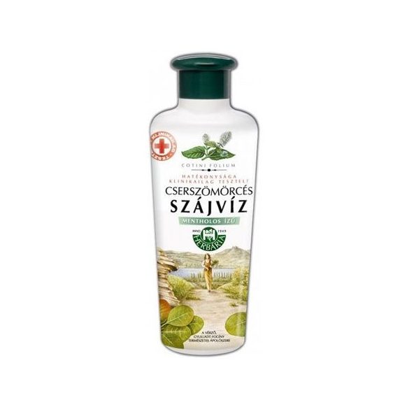 Herbária cserszömörcés szájvíz mentolos 250 ml