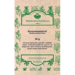 Herbária tea borsosmenta levél szálas 30g - bio és refomélelmiszer
