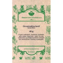 Herbária tea orvosi zsályalevél szálas 40g - bio és refomélelmiszer