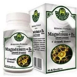 Herbária magnézium+b6 vitamin citromfű kivonattal filmtabletta 30db - bio és vegán étrendkiegészítők