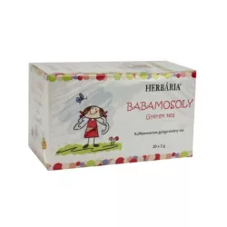 Herbária tea babamosoly gyerek filteres 20db - bio és refomélelmiszer