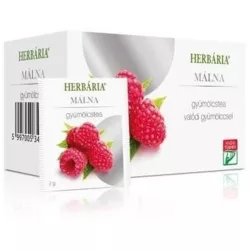 Herbária gyerek málna ízű tea 40 g - bio és refomélelmiszer