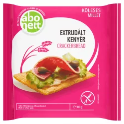 Gluténmentes abonett extrudált kenyér köleses 100g - bio és refomélelmiszer