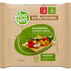 Bio abonett extrudált kenyér hajdinával 100g - bio és refomélelmiszer