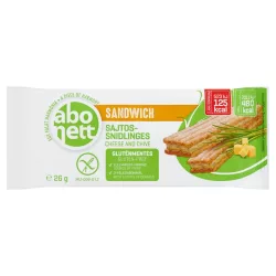 Gluténmentes abonett sandwich sajtos-snidlinges 26g - bio és refomélelmiszer