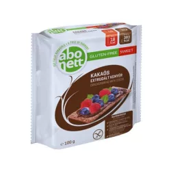 Gluténmentes abonett extrudált kenyér kakaós 100g