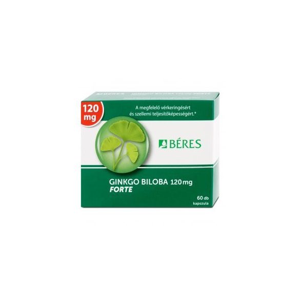 Béres Ginkgo Biloba 120 Mg Kapszula 60db