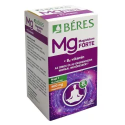 Béres magnézium 400mg + b6 forte tabletta 50db - bio és vegán étrendkiegészítők