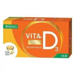 Béres vita-d3 2000ne lágyzselatin 120db - bio és vegán étrendkiegészítők