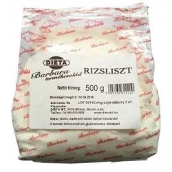 Barbara gluténmentes rizsliszt 500 g - bio és refomélelmiszer