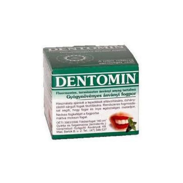 Dentomin fogpor gyógynövényes 95 g