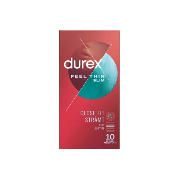 Durex feel thin slim fit - élethű érzés óvszer (10db)