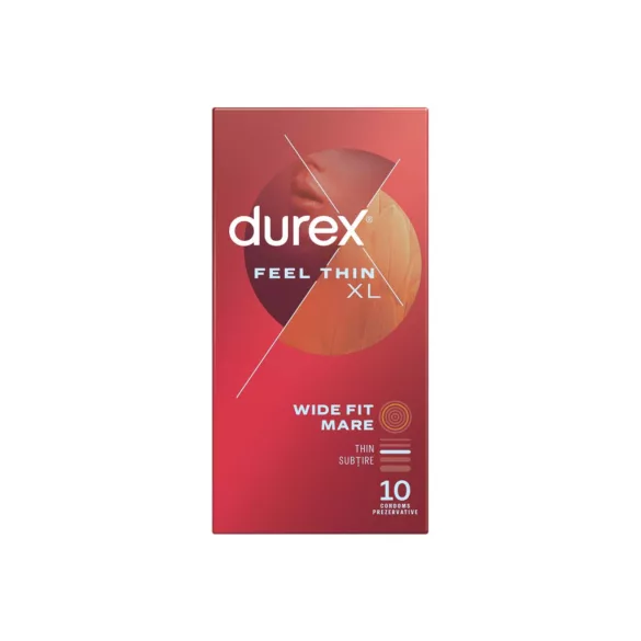 Durex feel thin xl - élethű érzés óvszer (10db)
