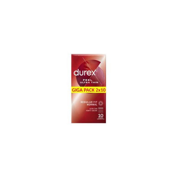 Durex Feel Ultra Thin - ultra élethű óvszer (2x10db)