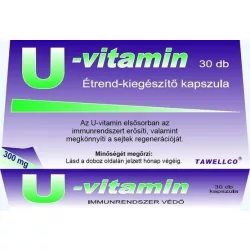 Tawellco u-vitamin 300mg kapszula 30db - bio és vegán étrendkiegészítők