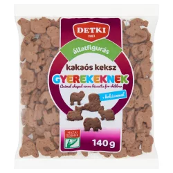 Detki állatfigurás keksz kakaós 160 g - bio és refomélelmiszer
