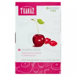 Gárdonyi teaház gyümölcstea vadcseresznye filteres 20db - bio és refomélelmiszer