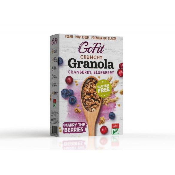 Gluténmentes gofit avena granola áfonyás 250g