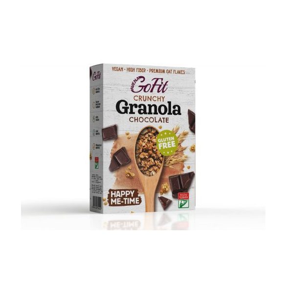 Gluténmentes gofit avena granola csokoládés 250g