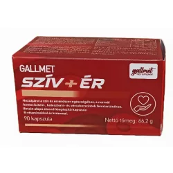 Gallmet szív+ér betain alapú termék b-vitaminokkal és krómmal 90db - bio és vegán étrendkiegészítők