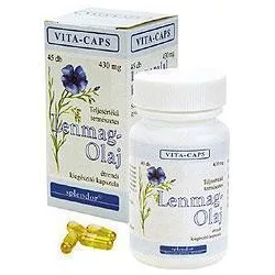 Vita-Caps lenmagolaj kapszula 60 db - bio és vegán étrendkiegészítők
