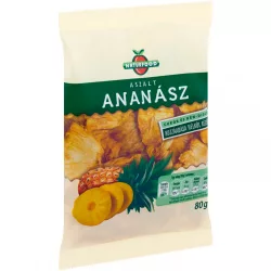 Naturfood aszalt ananász 80g - bio és refomélelmiszer