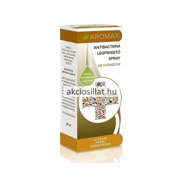 Aromax antibakteria spray citrom-fahéj-szegfűszeg 20ml
