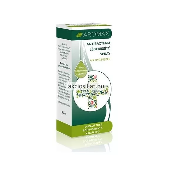 Aromax antibakteria spray eukaliptusz-borsmenta-kakukkfű 20ml