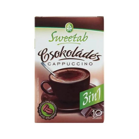 Sweetab cappuccino por csokis 10db 100 g