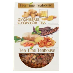 Tea time teahouse gyömbéres gyönyör tea 100g - bio és refomélelmiszer