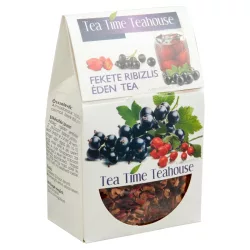 Tea time teahouse feketeribizlis éden tea 100g - bio és refomélelmiszer