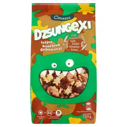 Cornexi dzsungel teljes kiőrlésű gabonával mézes-malátás-kakaós gabonapehely 250g - bio és refomélelmiszer