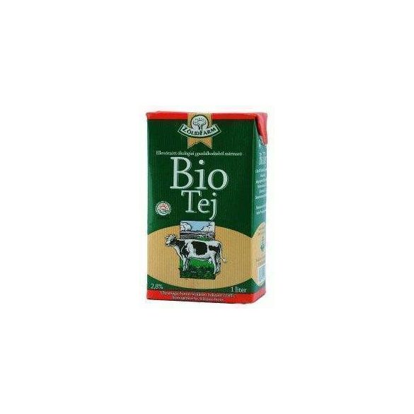 Zöldfarm bio tej 2.8 % uht /tartós/ 1000 ml