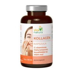   Viva natura kollagén étrend-kiegészítő kapszula hialuronsavval, c-vitaminnal, kovafölddel és msm-mel 100 db