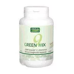 Zöldvér green mix 9 + c-vitamin + magnézium kapszula 110db - bio és vegán étrendkiegészítők