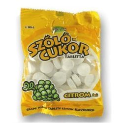 Házisweets szőlőcukor citromos 80 g - bio és refomélelmiszer