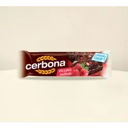 Cerbona étcsoki málnás müzliszelet kevesebb cukorral 20g - bio és refomélelmiszer