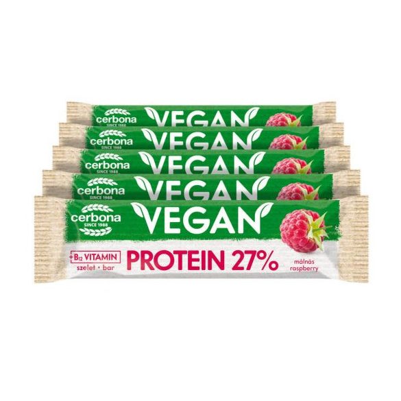 CERBONA VEGÁN PROTEIN SZELET MÁLNA